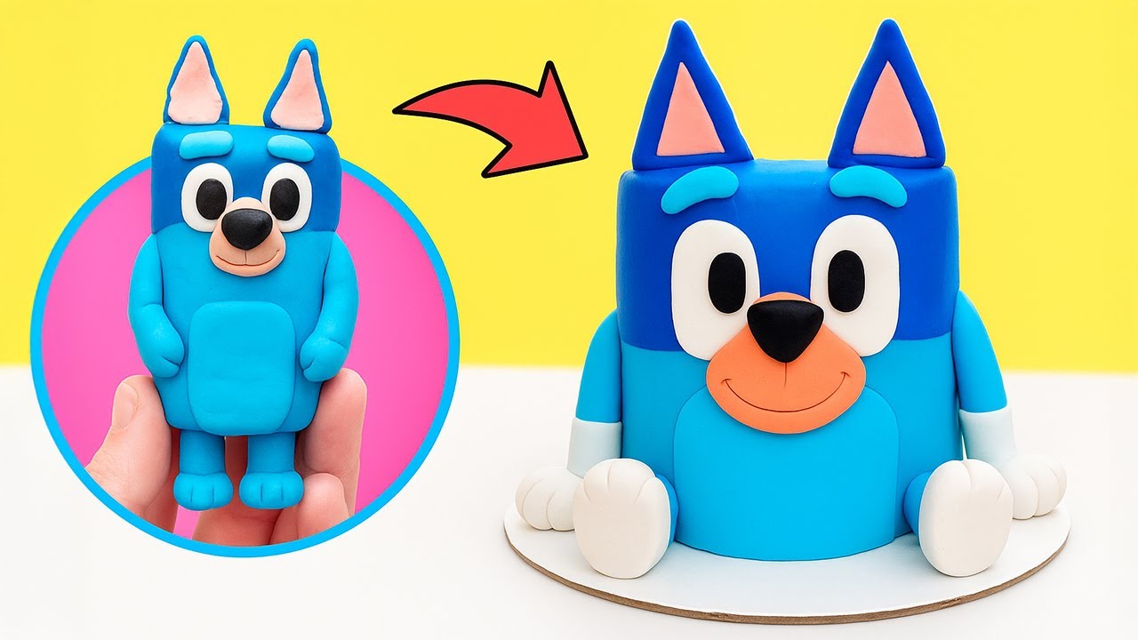 🎨🐶 Tasty DIY Bluey Crafts & Drawings! | Fun Blue Heeler Family Art & Snacks 💙✨