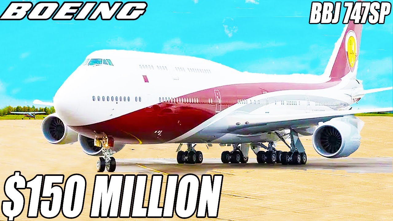 Внутри Boeing BBJ 747SP стоимостью 150 миллионов долларов