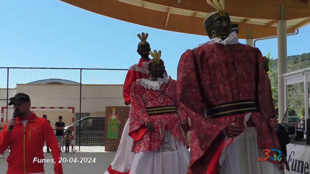Funes, Día de la Comparsa de Gigantes, 20-04-2024