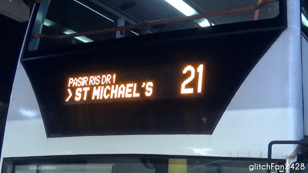 [SBST] (Retired) VSO CDGE Demonstrator ride through St Michael's - SBS9889U on Service 21
