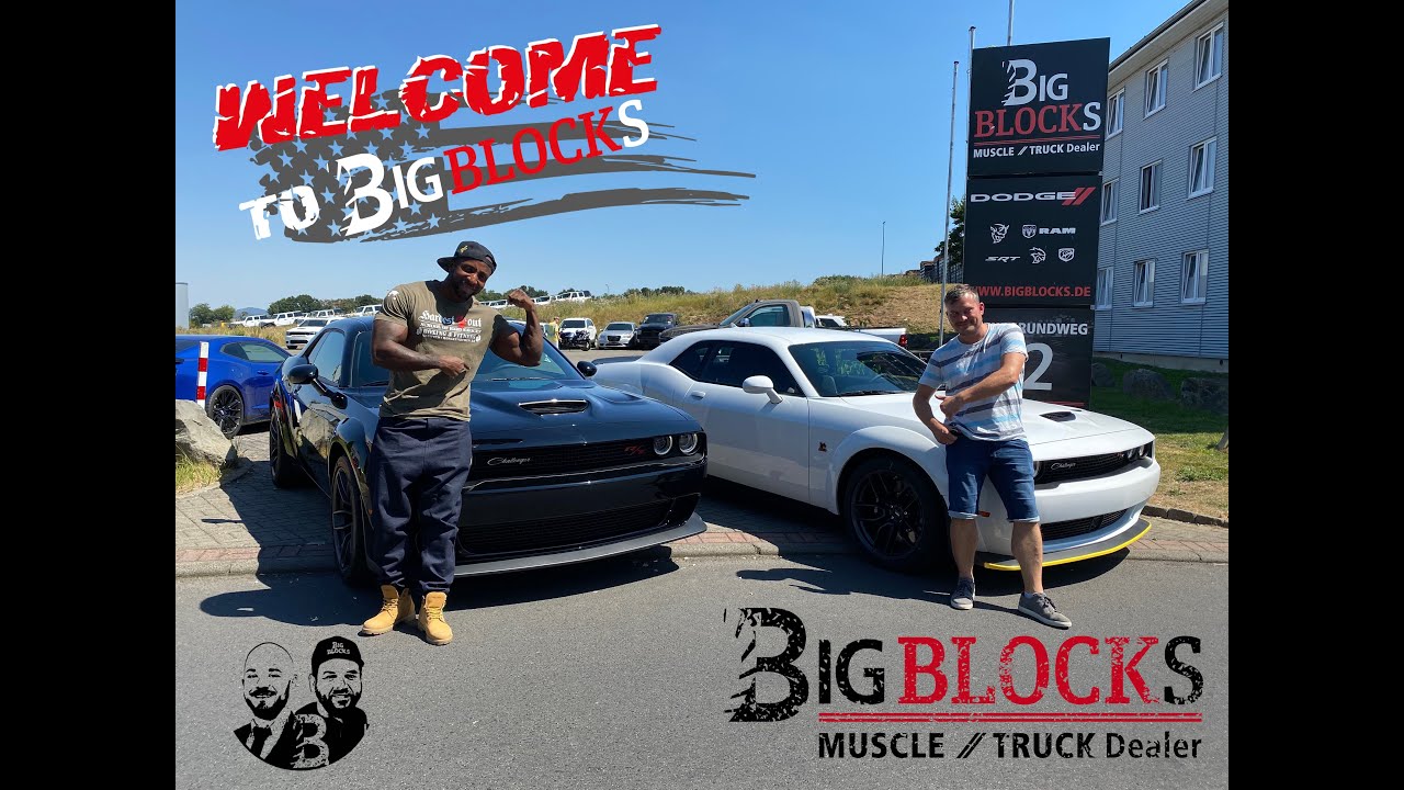 Black&White - DODGE Challenger für Ben & Jens