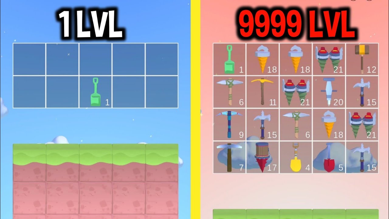 MAX LEVEL in Merge Miner Game
