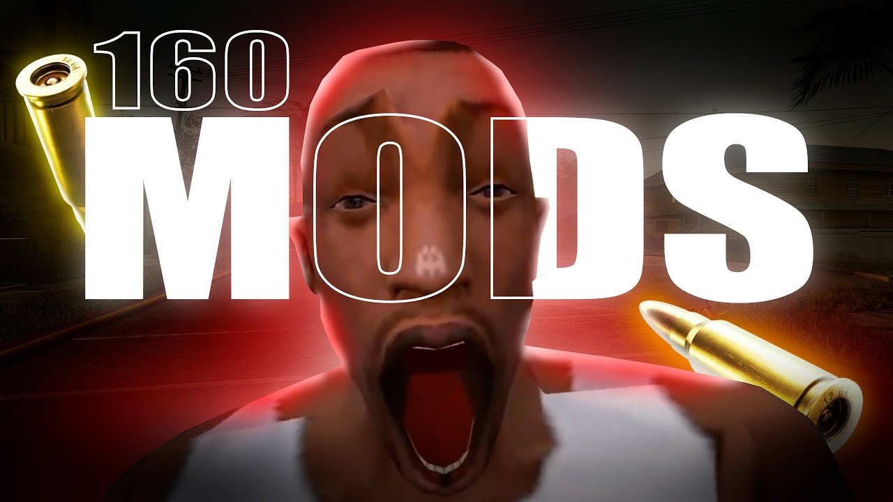 Sim... Eu Instalei Mais de 160 Mods no GTA San Andreas