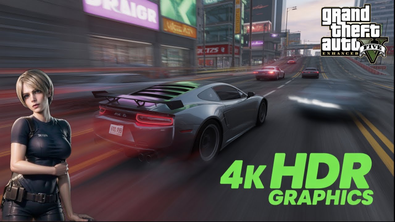GTA 5 Enhanced Graphics Overhaul 4K HDR 120Hz