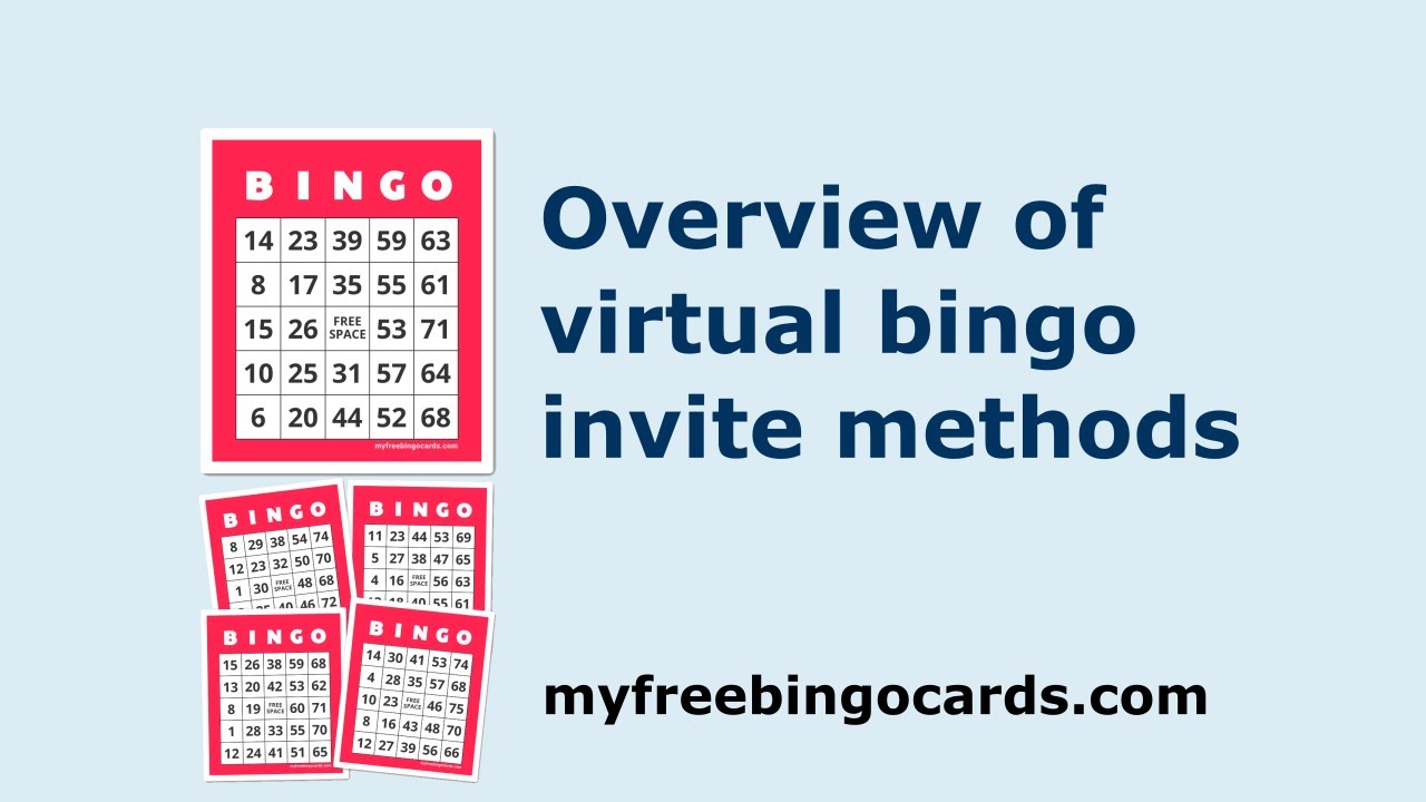 Overview of virtual bingo invite methods