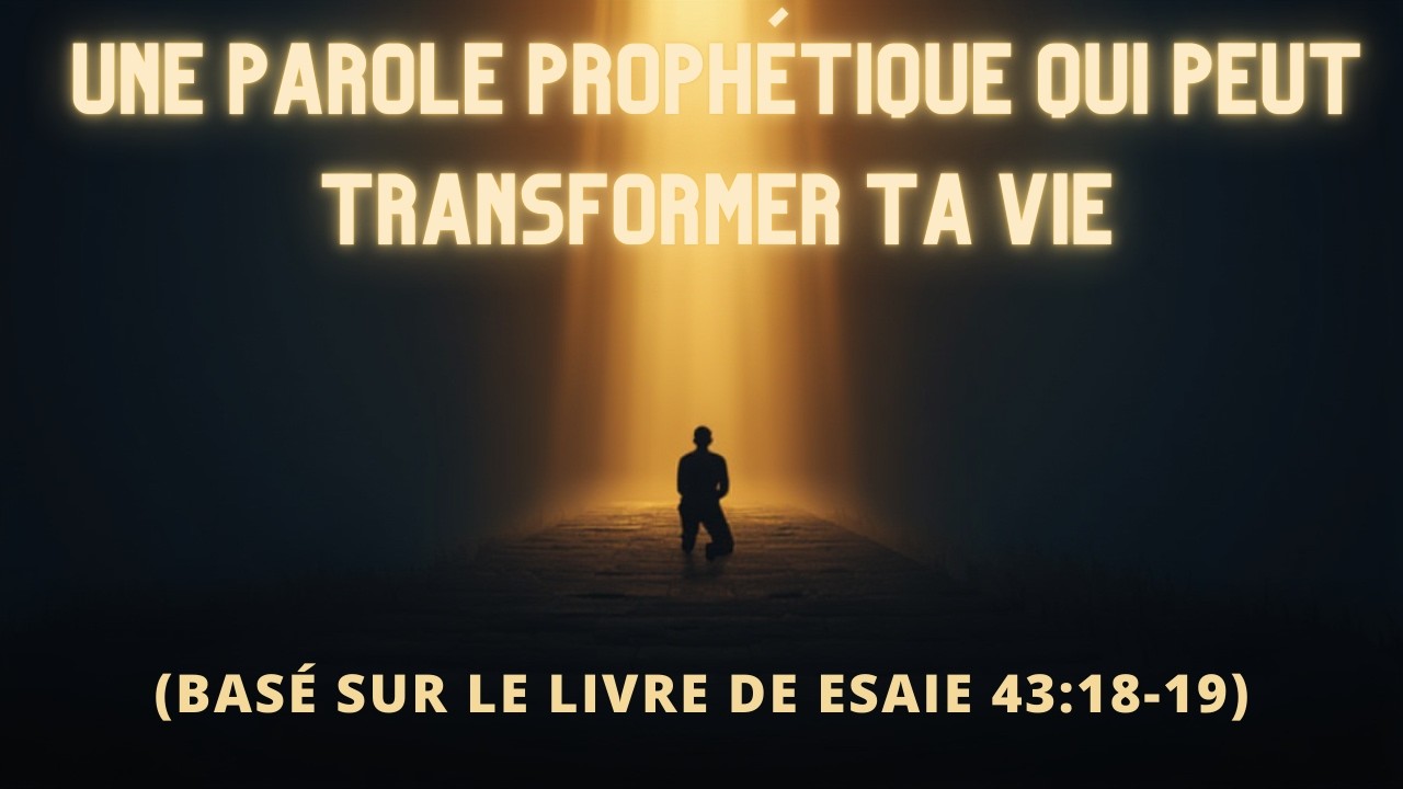 Dieu va faire une chose nouvelle dans ta vie aujourd’hui.🥰