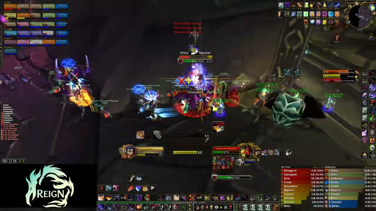 Reign BT speedrun 1:03:23 - Rogue & RL PoV - World #3 - US/EU #1