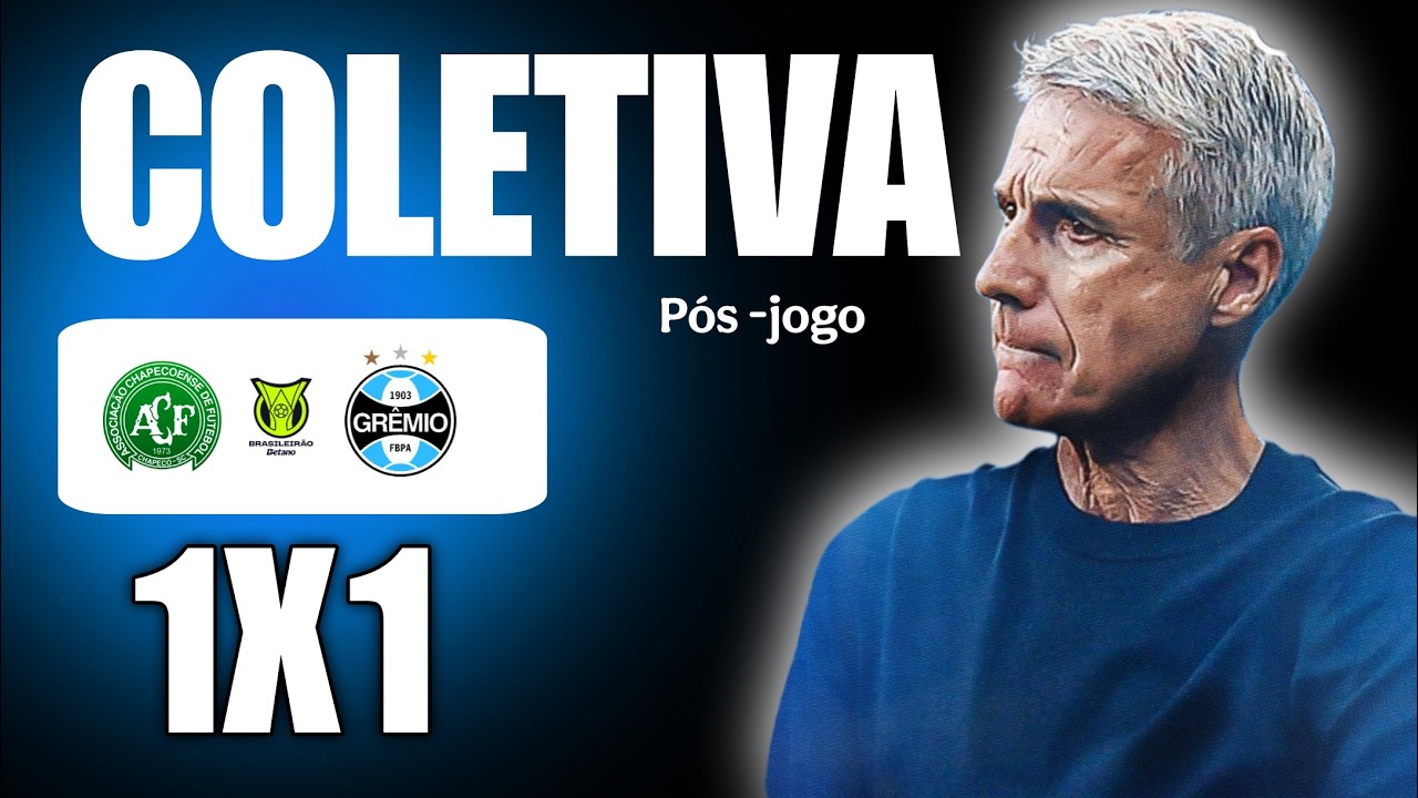 COLETIVA de LUÍS CASTRO pós-jogo CHAPECOENSE 1X1 GRÊMIO