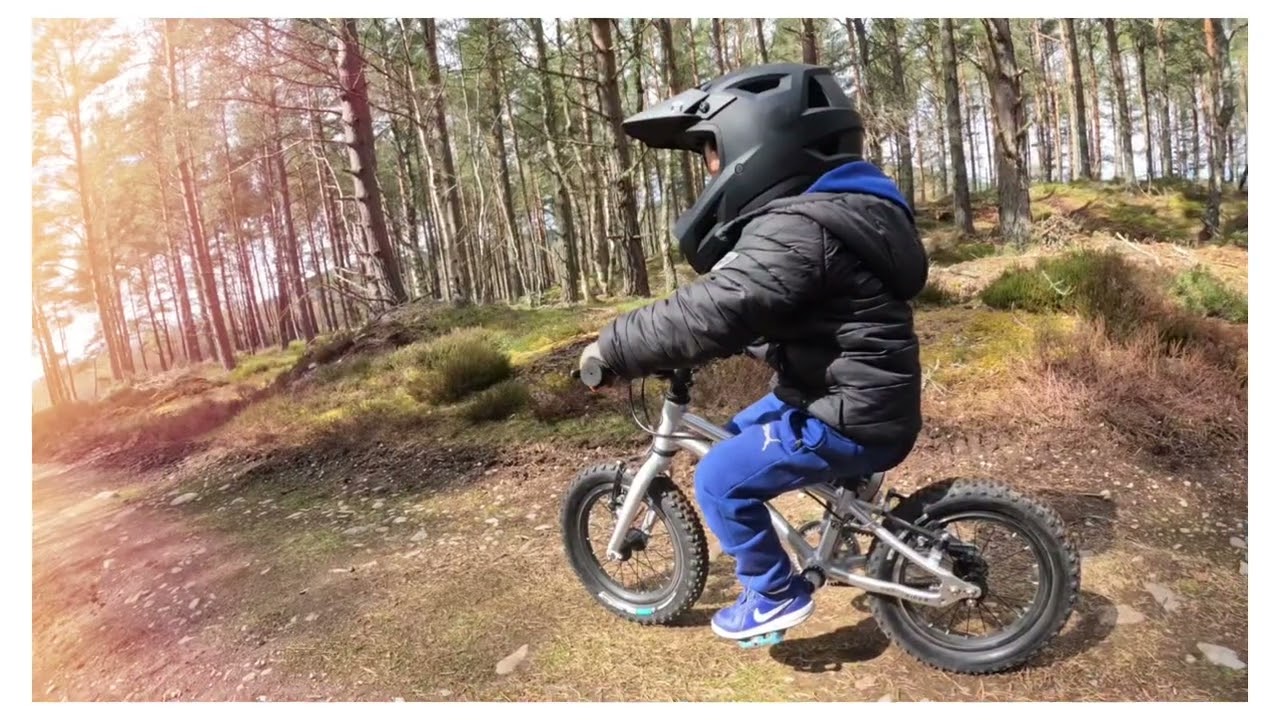 3 Year Old tackling Speyside Way Boat of Garten to Aviemore, Scotland, 20 April 2025