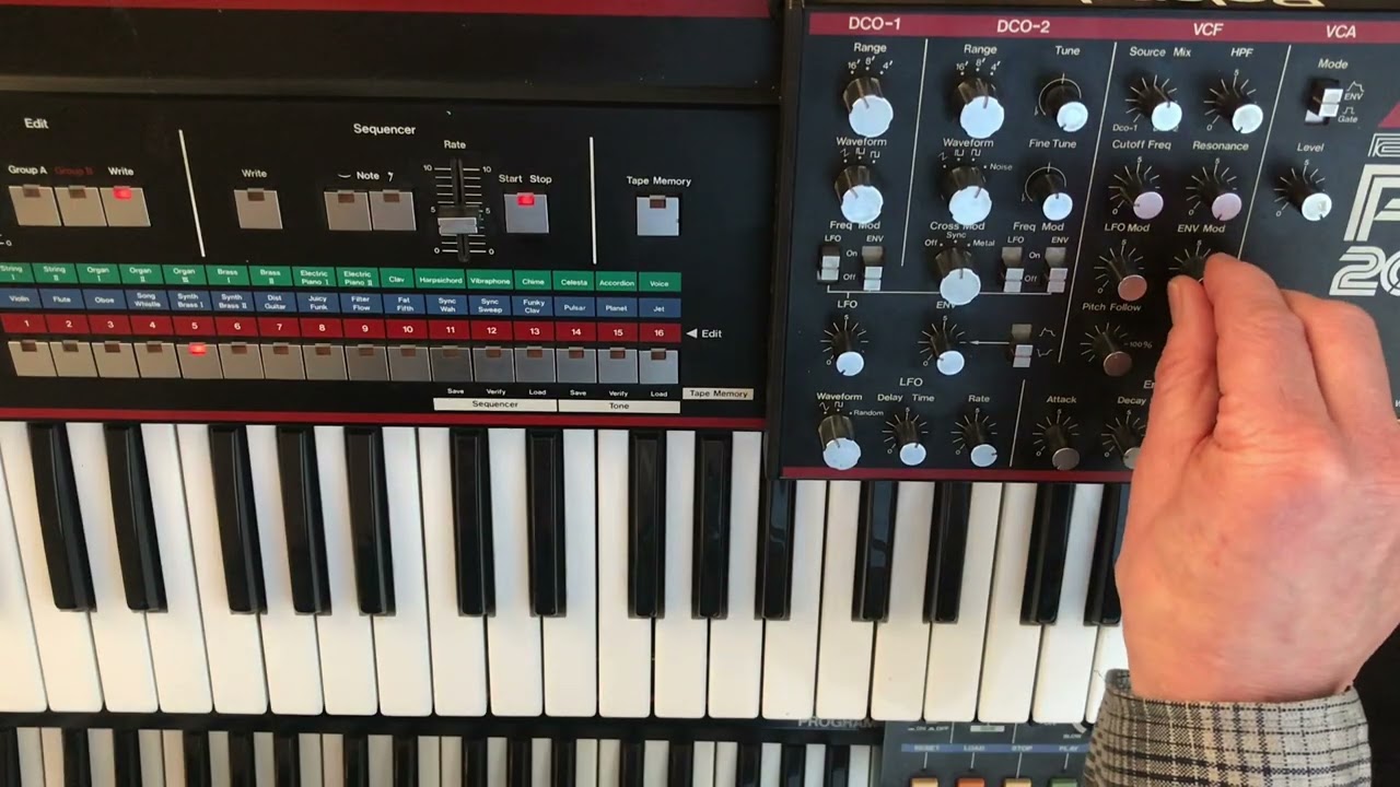 ROLAND JX-3P & PG-200 DEMO