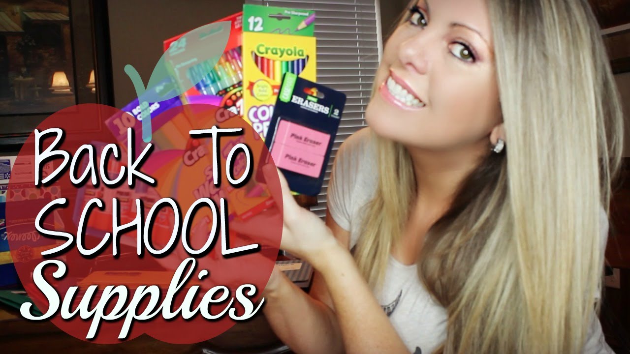 BACK TO SCHOOL SUPPLIES HAUL 2016
