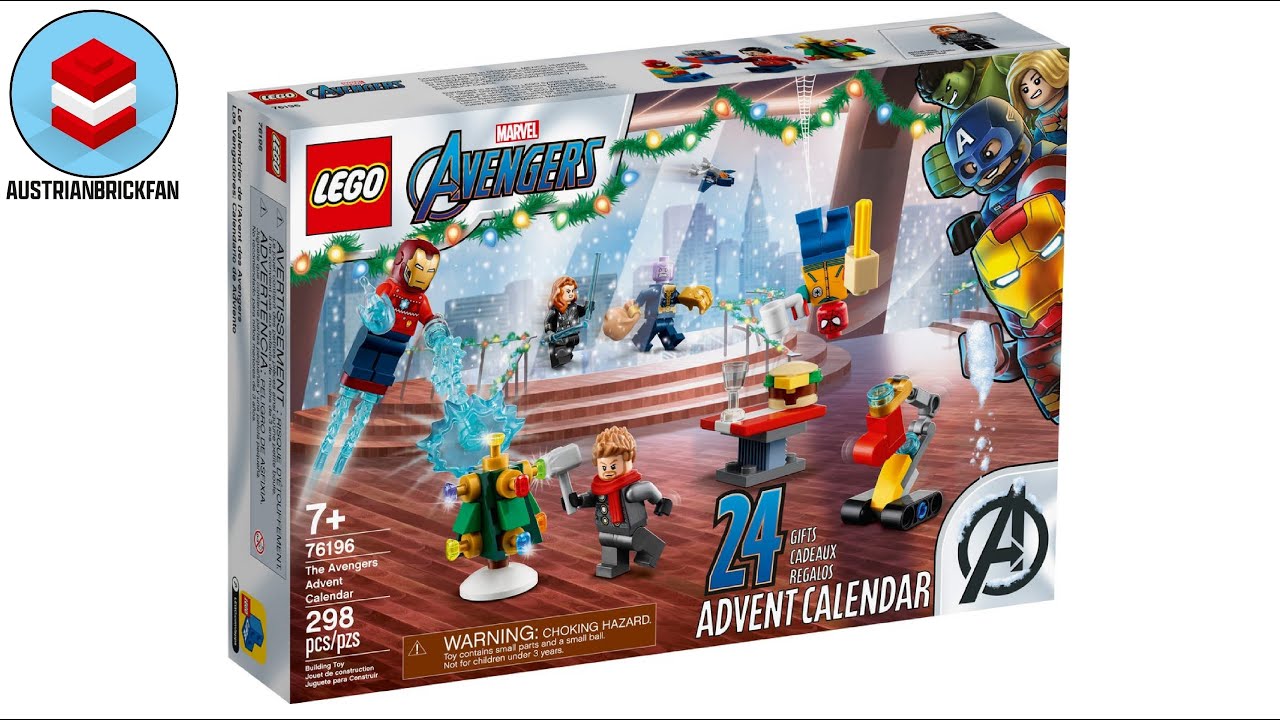 LEGO Marvel 76196 Kalendarz adwentowy Avengers 2021 Szybka budowa