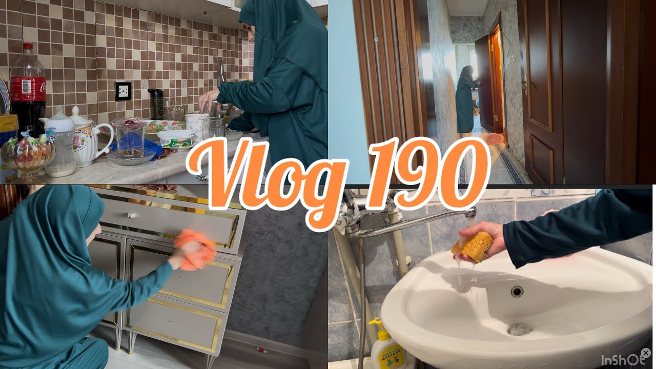 Günlük vlog.Təmizlik vlogu.Vlog 190