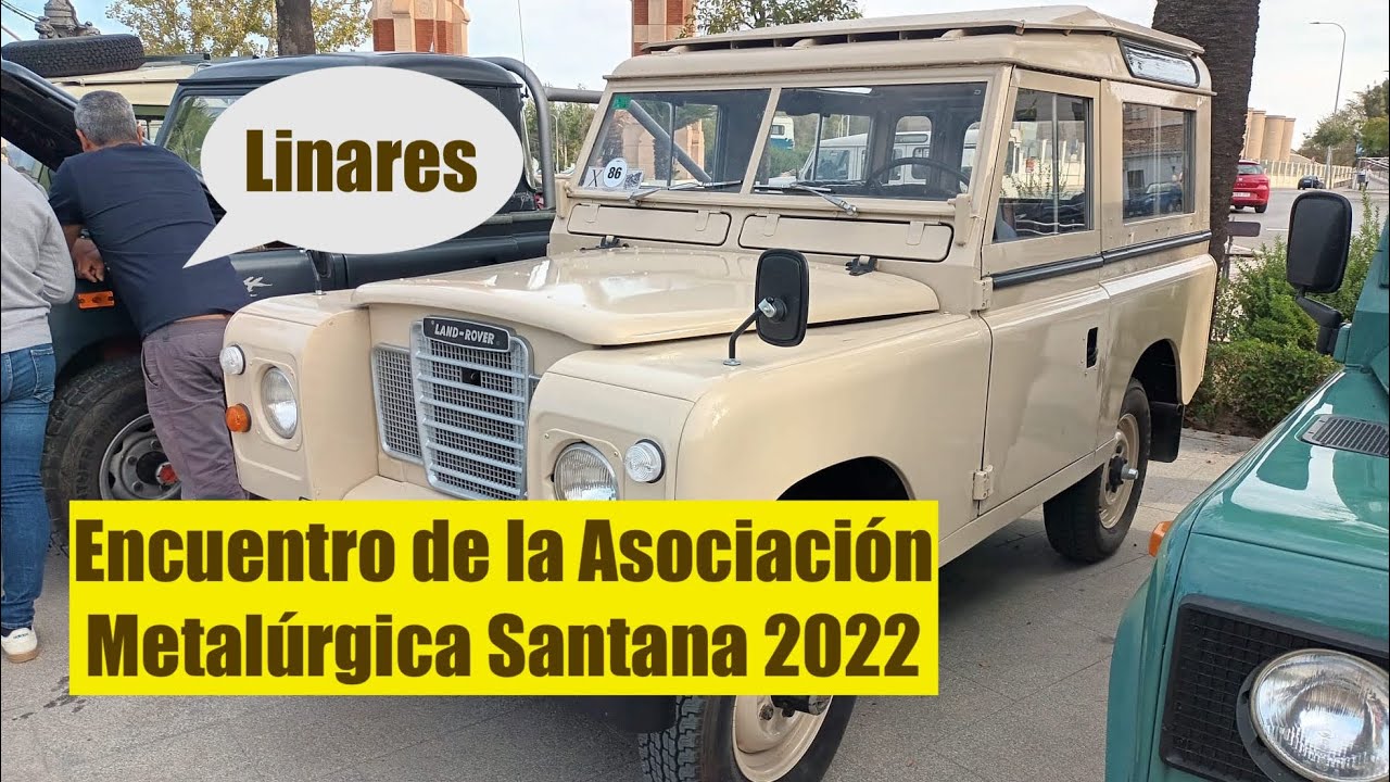 Modelos Land Rovers Santana  en el encuentro de Linares