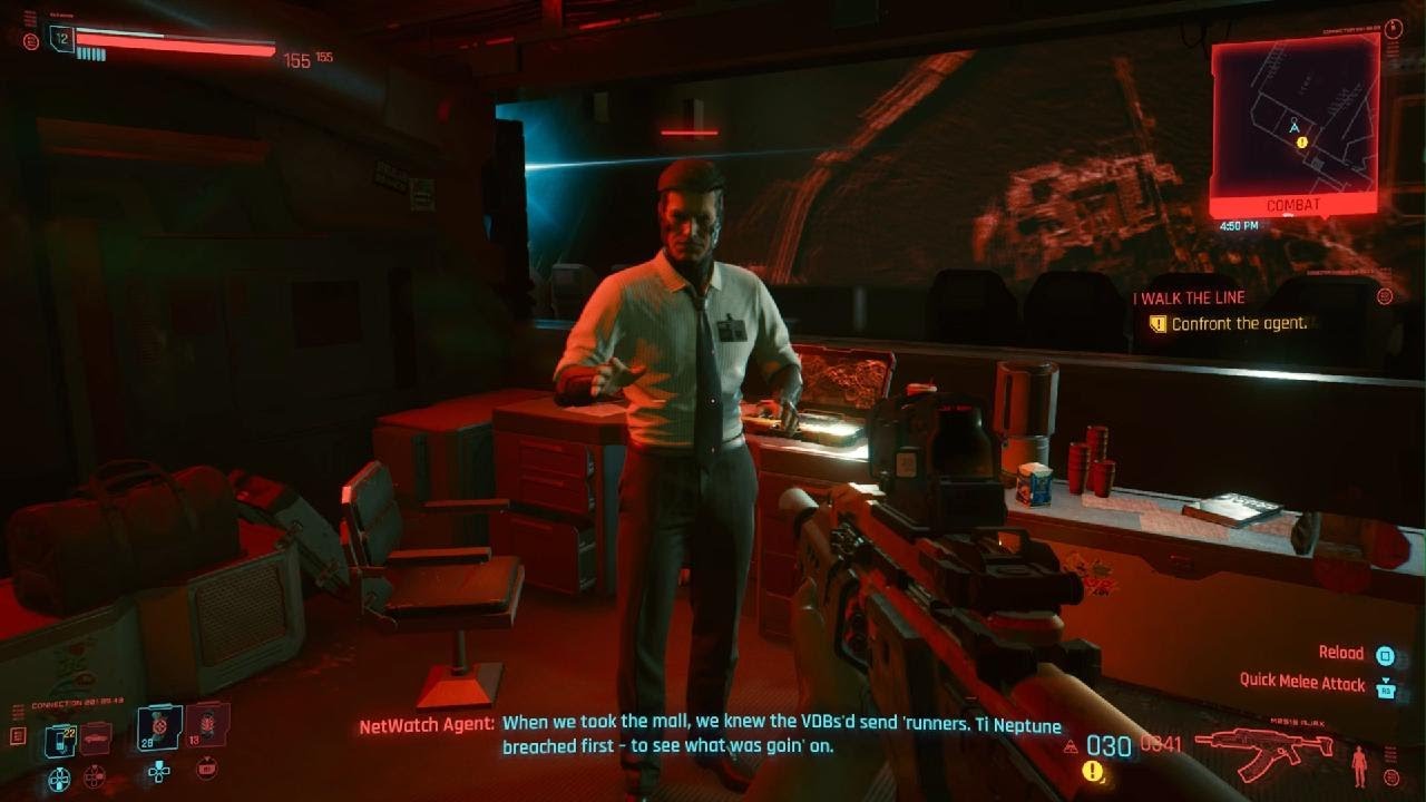 Cyberpunk 2077 поддерживает Netwatch Agent вместо Placide