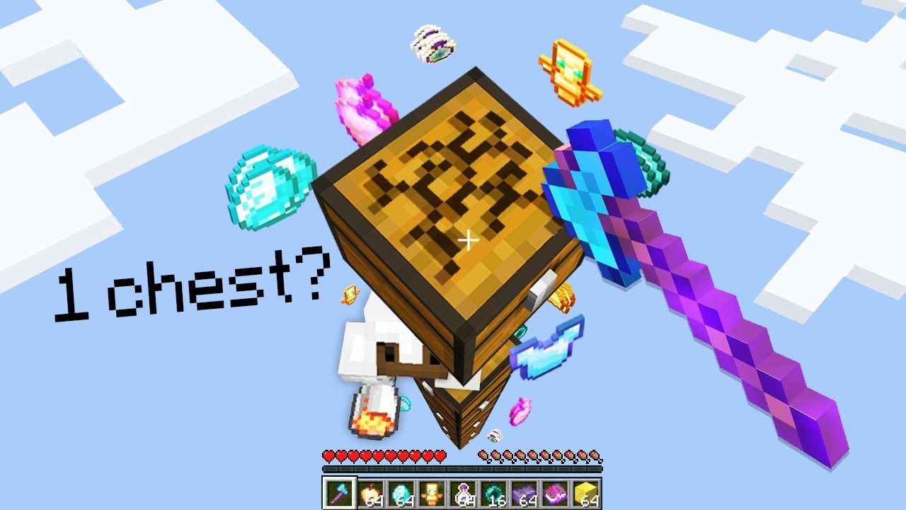 Minecraft Manhunt but you only get 1 Chest..