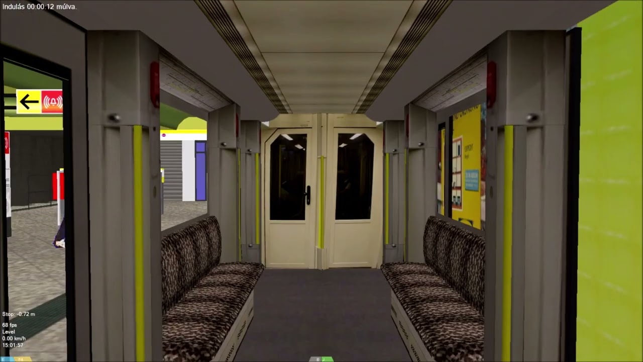 OpenBVE Bentscheni U1-es metró (fiktív)