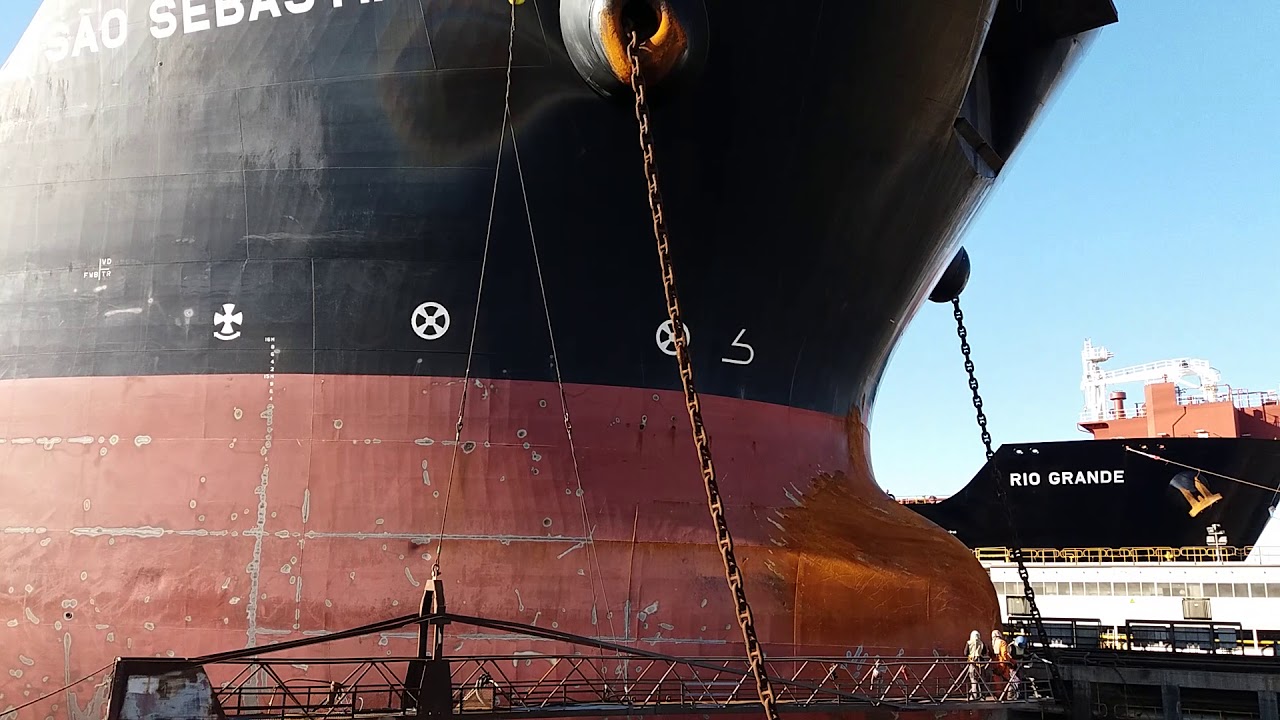 Decapagem navio.