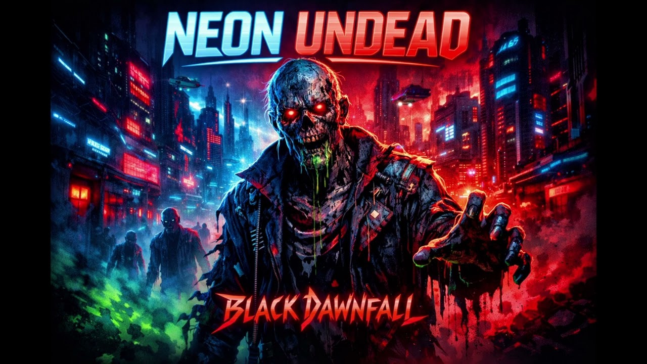 [METALCORE] BLACK DAWNFALL - NEON UNDEAD #Metalcore #AlternativeRock #CyberpunkMetal