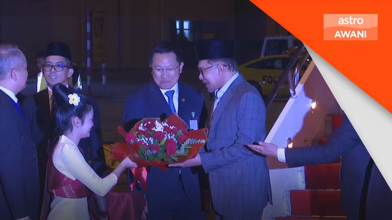 Anwar tiba di Vientiane, Laos