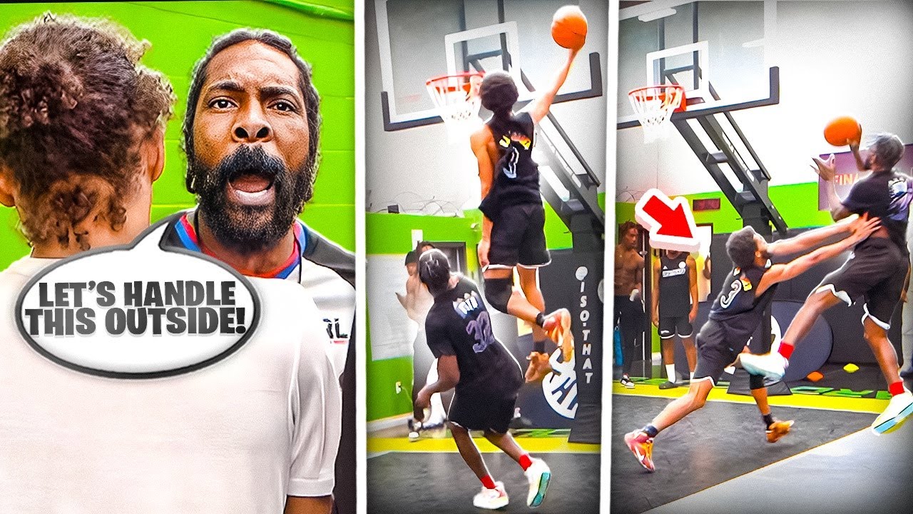 The Most Disrespectful 1v1 Basketball Game Got TOO PHYSICAL & Escalated into a FIGHT With the REF!