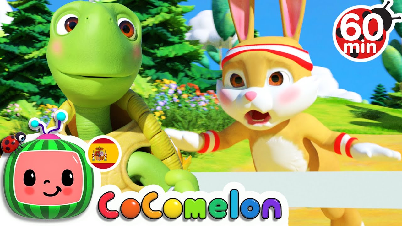 CoComelon en Español | La tortuga y la liebre | Compilación de Canciones Infantiles