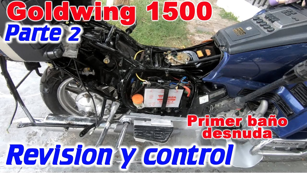 Arreglos varios de Goldwing 1500 de 1988 - De a poco la vamos conociendo.