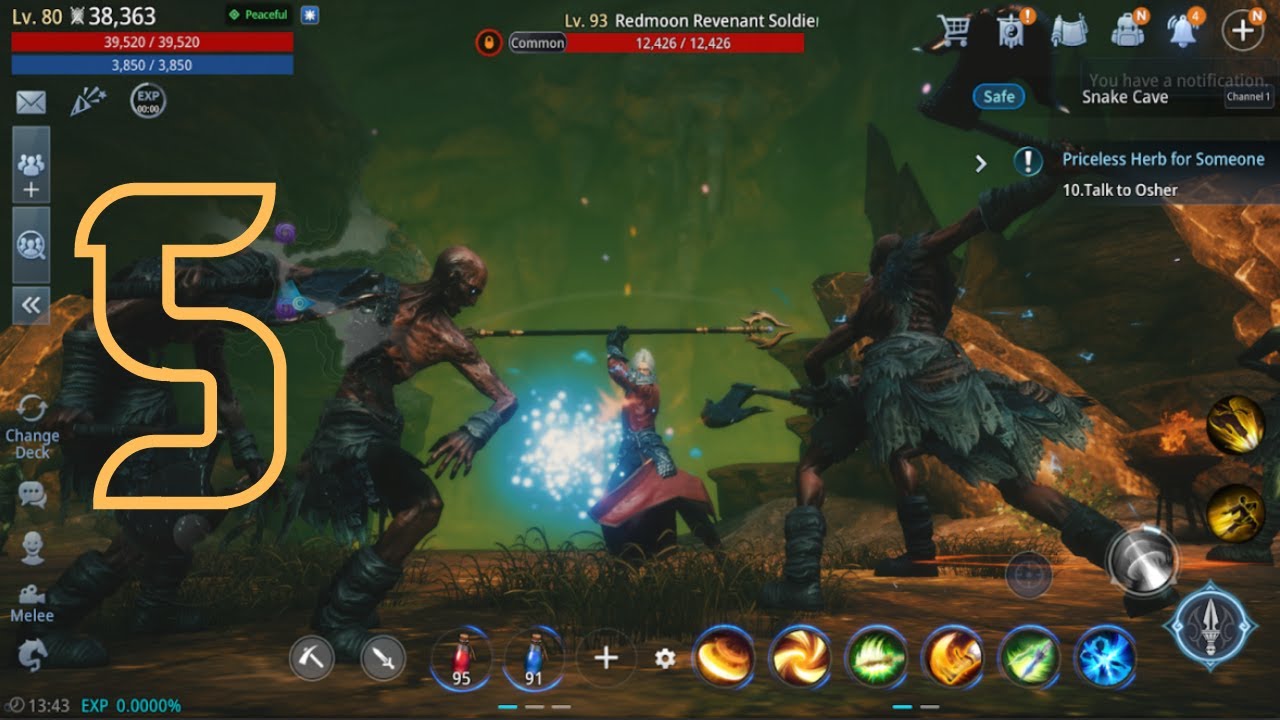 MIR4 - Gameplay Walkthrough Part - 5 | MMORPG Gameplay (Android -i OS) | GamezBattleKing