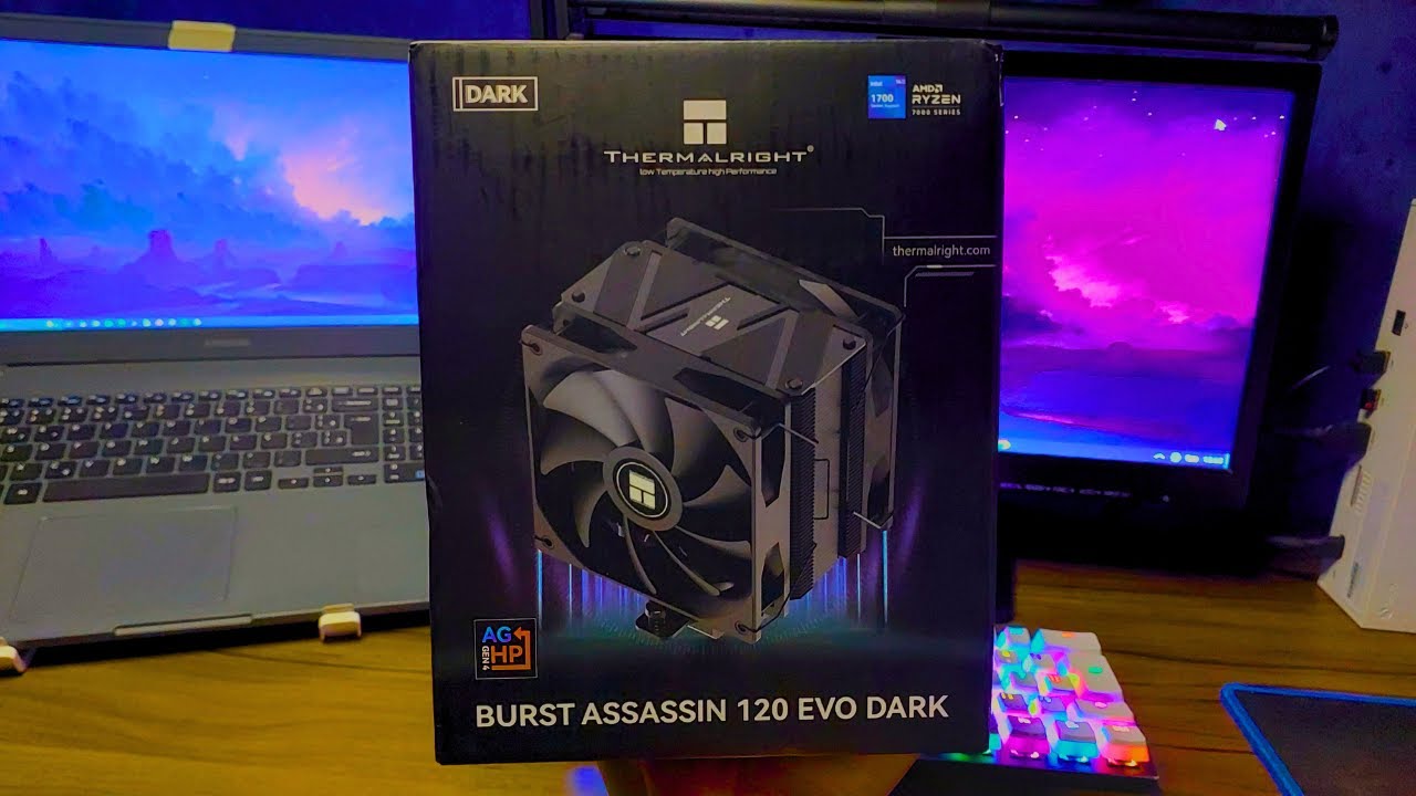 COMPREI o AIR COOLER Para Meu NOVO PC GAMER - Thermalright Burst Assassin 120 Evo Dark, Ryzen 7 8700