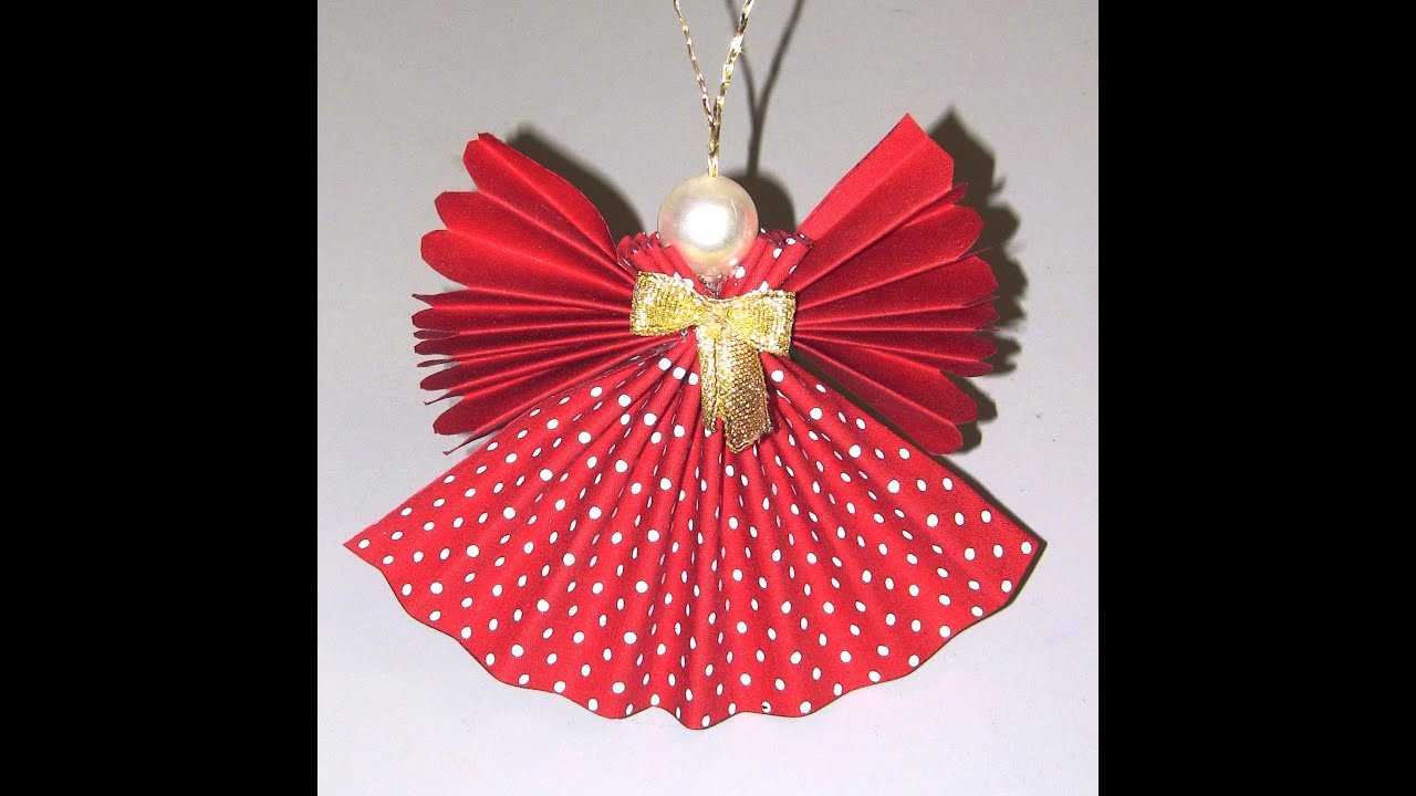 Anjo de tecido com tecnica de endurecimento do tecido  - Angel of Christmas fabric