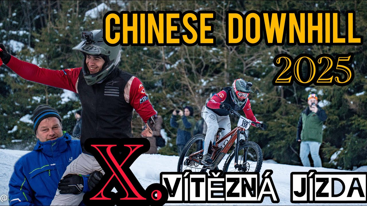 VYHRÁL JSEM CHINESE DOWNHILL X.!  100KM/H NA SNĚHU!