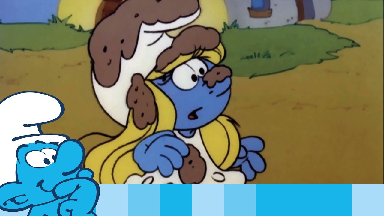 En gyttjefull smurfdag • Smurfarna