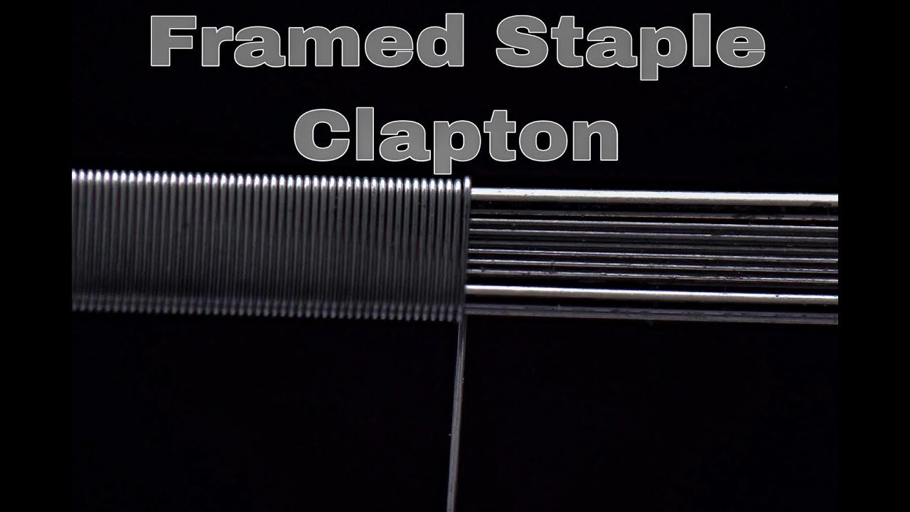 Framed Staple Clapton Tutorial (Floating the Ribbon)