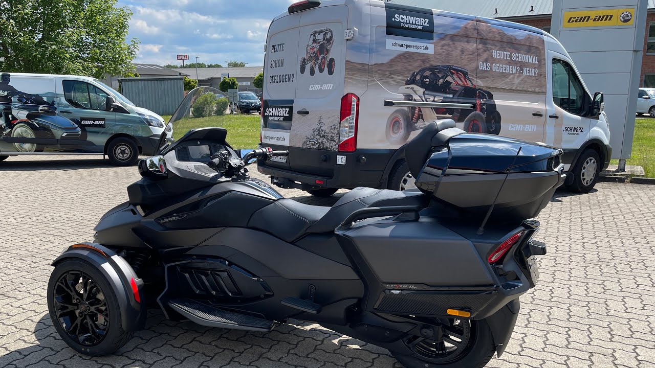 Can Am Spyder, Neuvorstellung, Spyder RT 2022, In Carbon Black, 4K