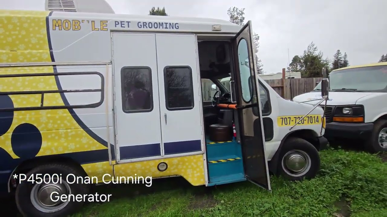 Fully Equipped Mobile Grooming Van – 2000 Ford E350 – Ready to Work