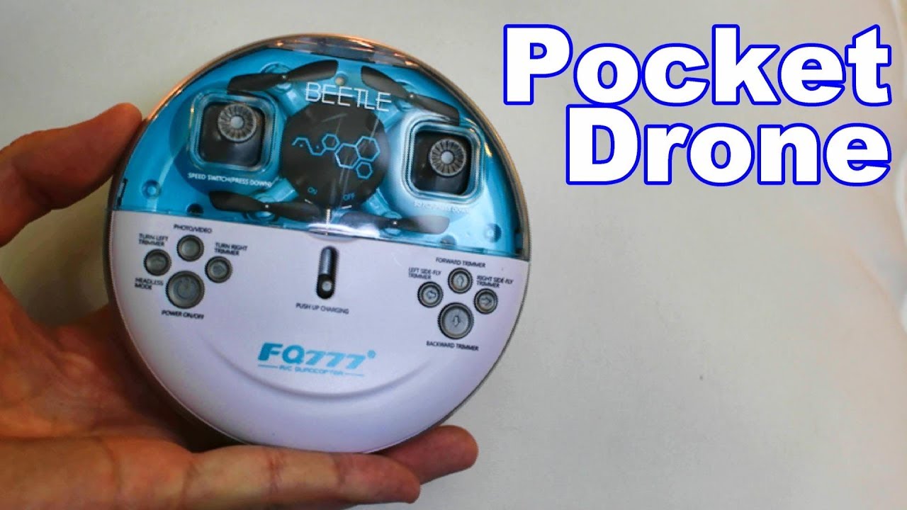 SLEEK Micro Drone - FQ777 FQ04 Beetle Pocket Drone - TheRcSaylors