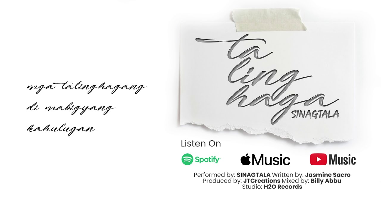 Sinagtala - Talinghaga (Official Lyric Video)