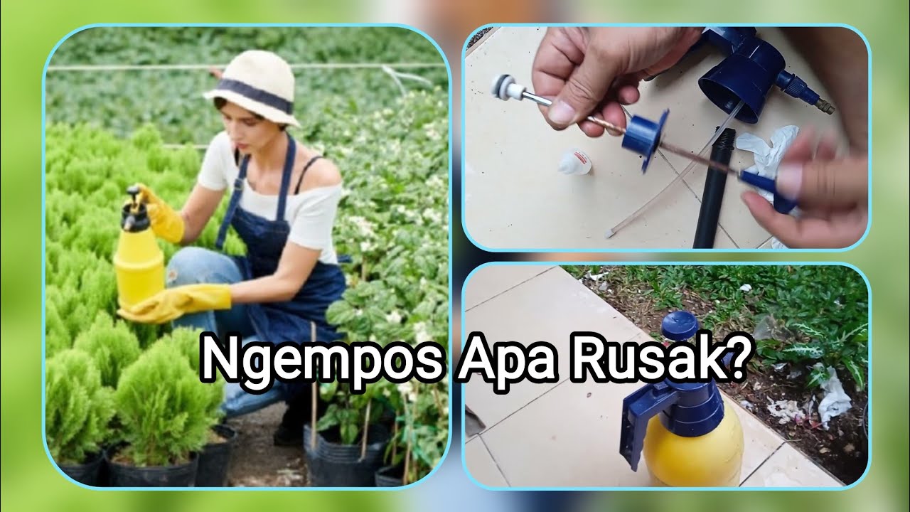 Memperbaiki Semprotan Bunga Yang Rusak