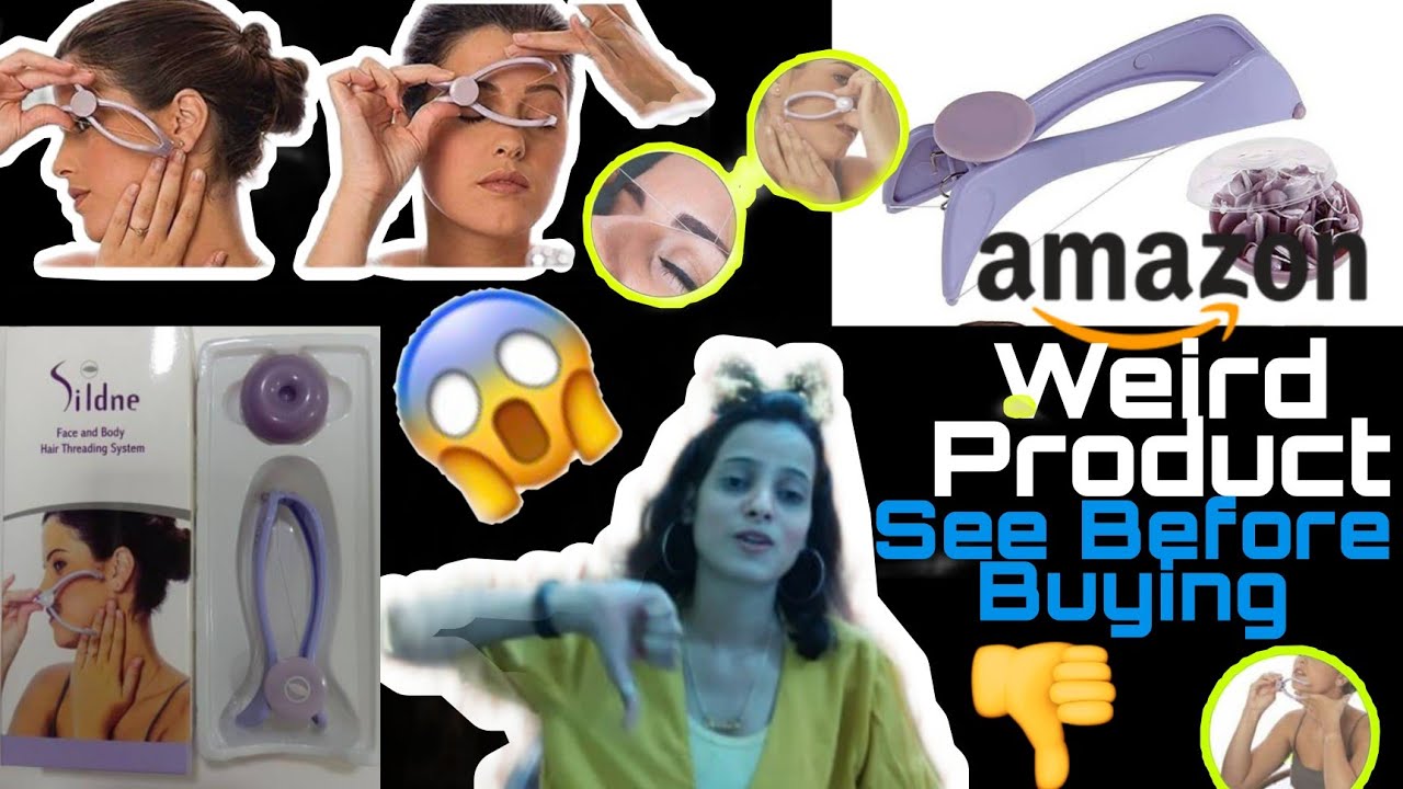 Trying WEIRD AMAZON Product!! Full Review | Face Body Hair Threading System