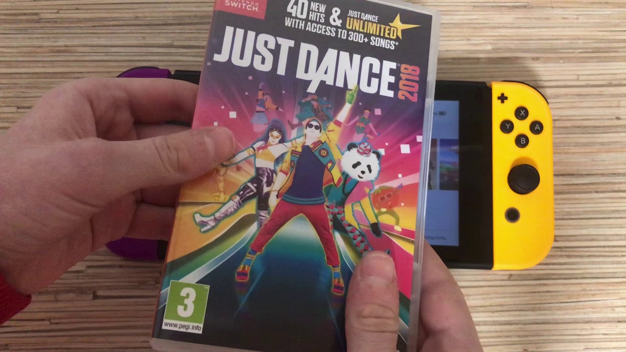 Unboxing Just Dance 2018 (Nintendo Switch)