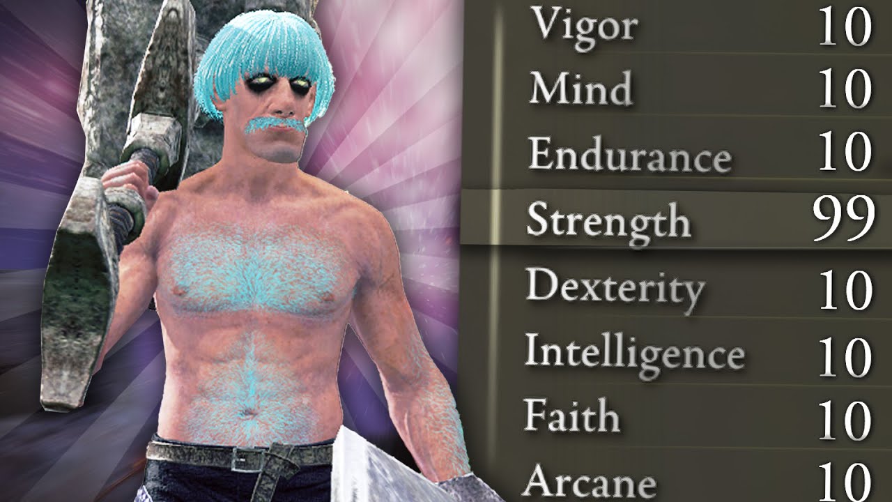 Breaking Elden Ring by Only Leveling Strength