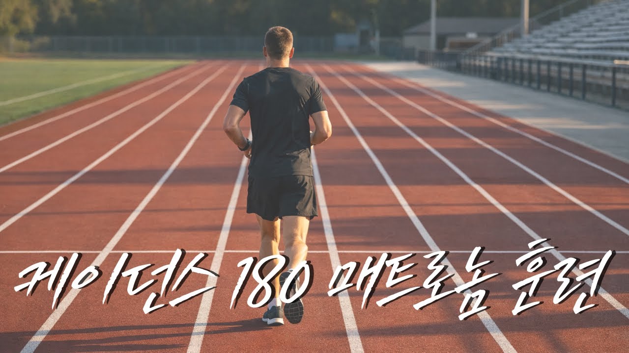 케이던스 180 ⏱ 메트로놈 러닝 훈련 음악마라톤 템포 연습용 (2026)