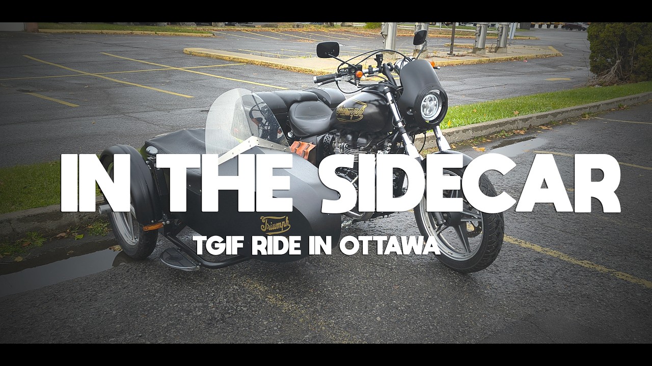 TGIF Ride Home | Get in the Sidecar & See Ottawa with Me 🏍️🇨🇦
