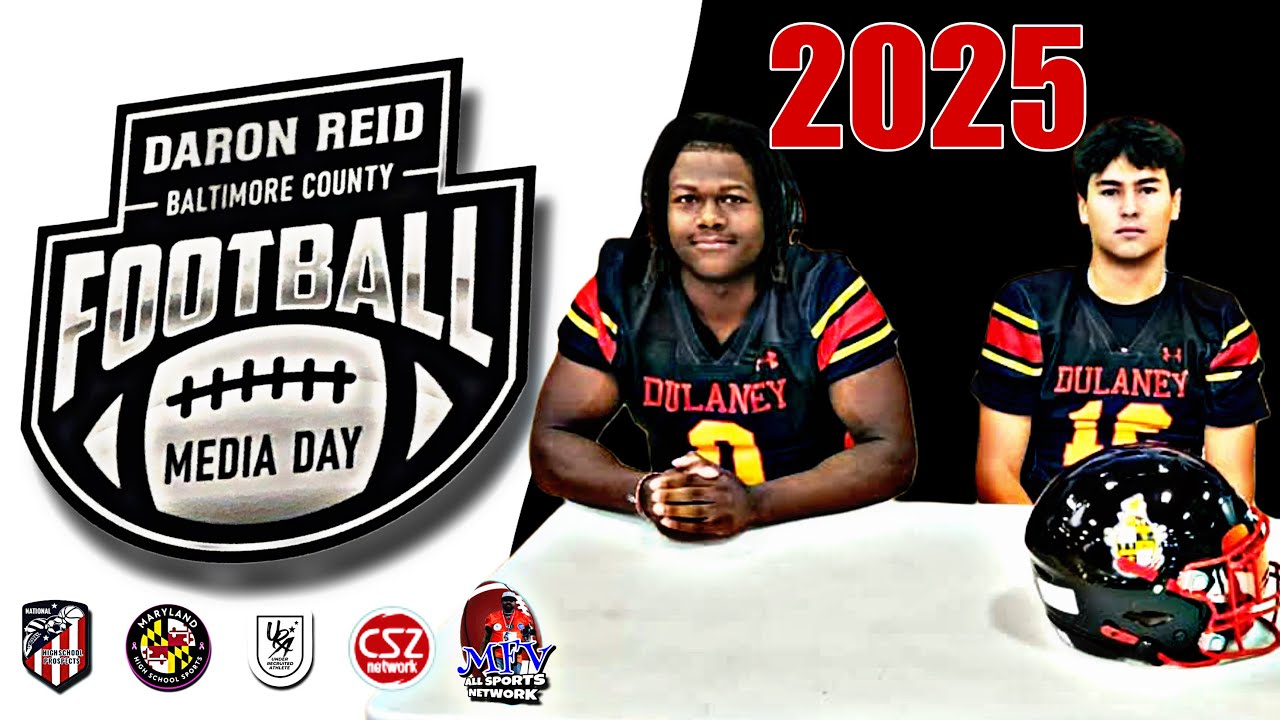2025 DARON REID BALTIMORE COUNTY MEDIA DAY @ Dulaney High School | MD Varsity Football