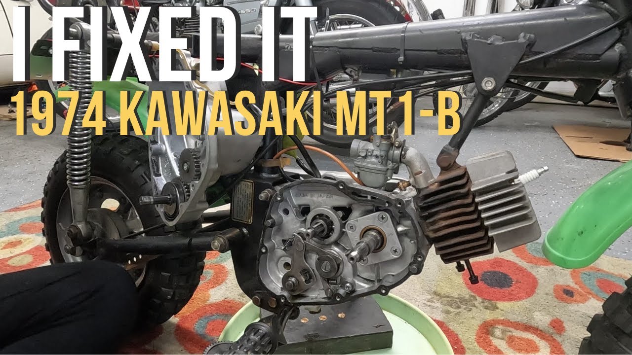 Kawasaki MT1-B Repair: Shift Lever Spring Mishap 