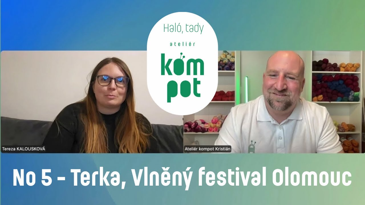 Haló, tady Ateliér kompot No.5 - Terka, Vlněný festival Olomouc 