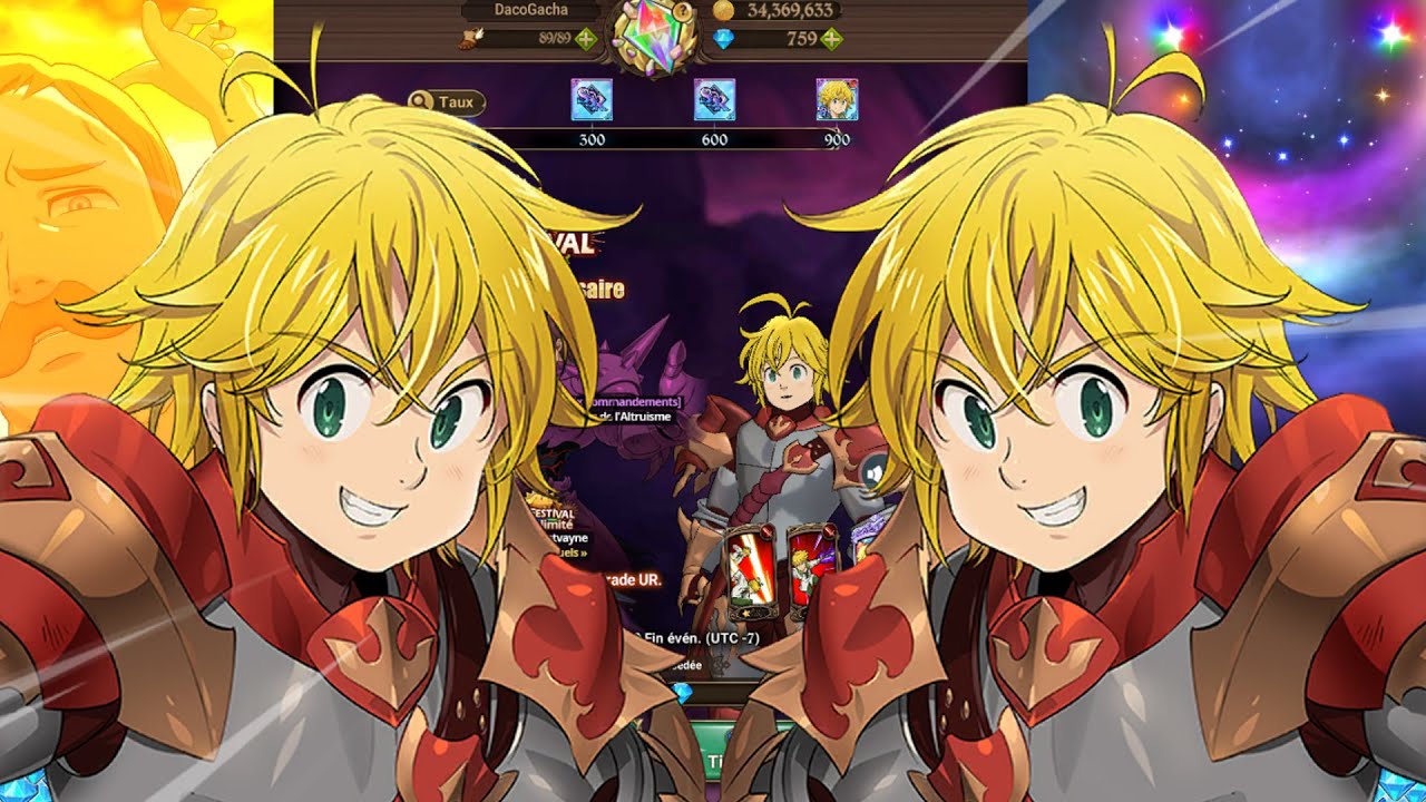 INVOCATION MELIODAS LOST VAYNE ! SEVEN DEADLY SINS GRAND CROSS FR