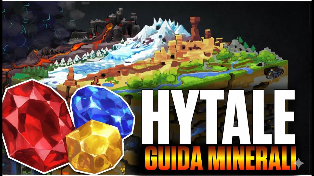 HYTALE: Localizzazioni dei Minerali - NON Te Le Perdere!