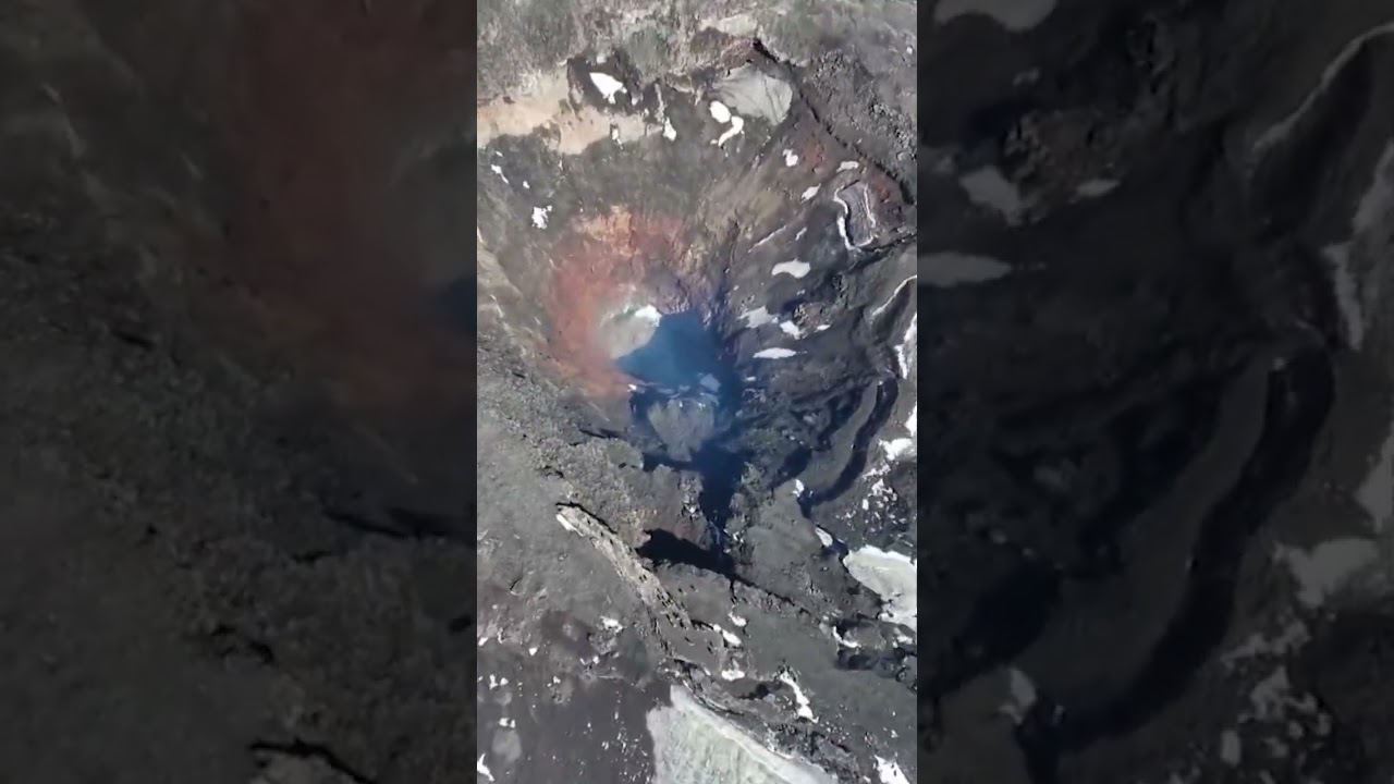 Detectan laguna de lava en Volcán Villarrica.