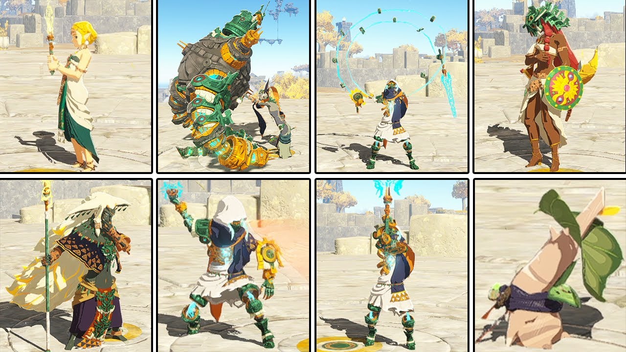 ゼルダ無双 封印戦記【Switch2】 全キャラ 待機モーション集 まとめ ニンテンドースイッチ2